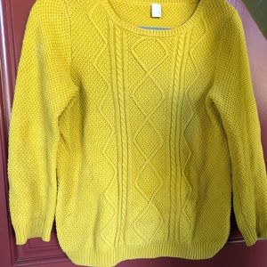 Yellow knit sweater S.Oliver
